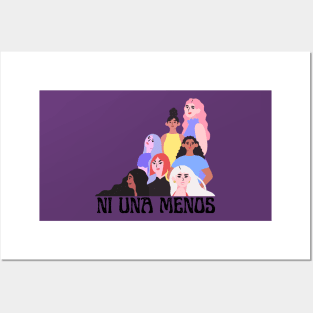 Ni una menos mujeres contenta Posters and Art